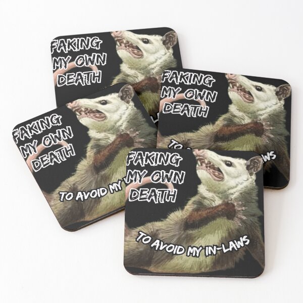 Item preview,  Dramatic Possum faking it to avoid in-laws  designed and sold by Coexist In Tee's .
