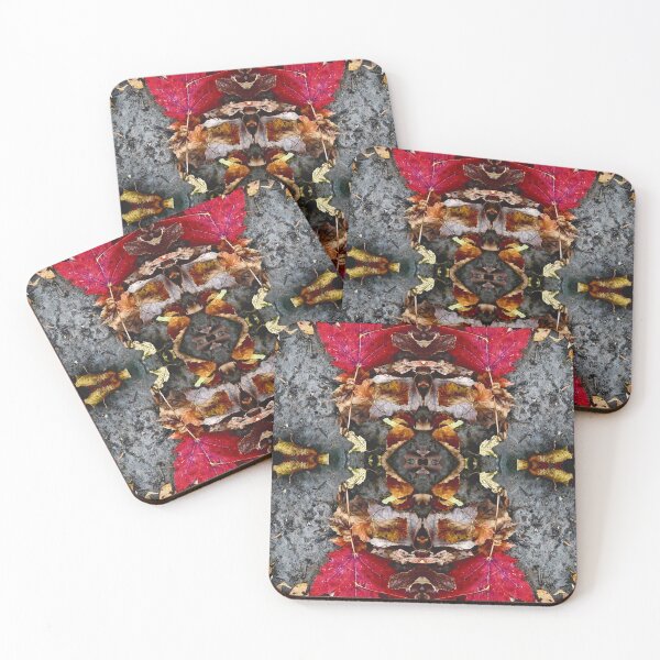 Item preview, Sacred Geometry Autumn Totem – Psychedelic Leaf Mandala designed and sold by aadventures.