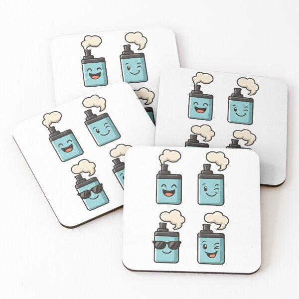 Item preview, Cartoon Fun – Cute Vape Characters Sticker Design designed and sold by House of Taste Vape Designs.