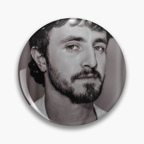 Item preview, Irish Actor Black and White Paul Mescal Face Card designed and sold by IntrovertGifts.