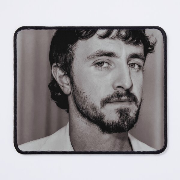 Item preview, Irish Actor Black and White Paul Mescal Face Card designed and sold by IntrovertGifts.