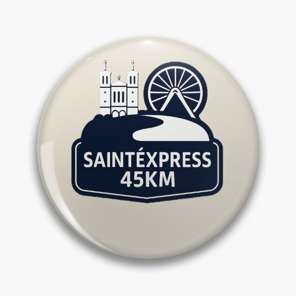 Item preview, SaintéExpress 45KM – Night Trail Sticker | Run Beyond Limits designed and sold by Trail Line.