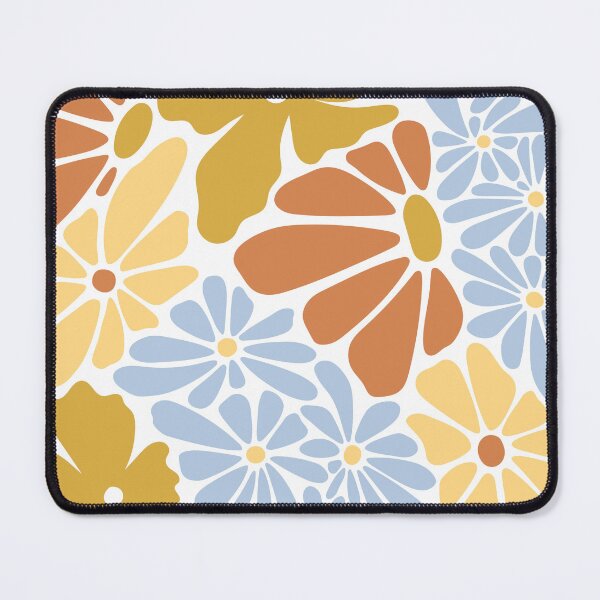 Item preview, Retro 70s Floral Pattern Art: Groovy Boho Daisy Flower Power Hippie Aesthetic designed and sold by ArtSparkCo.