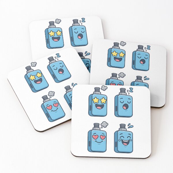 Item preview, Cartoon Fun – Cute Vape Characters Sticker Design designed and sold by House of Taste Vape Designs.