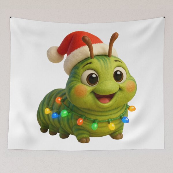 Item preview, Christmas Armyworm Caterpillar designed and sold by Sillytoe.