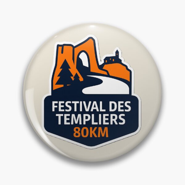 Item preview, Les Templiers 80KM – Legendary Trail Sticker | Aveyron Adventure designed and sold by Trail Line.