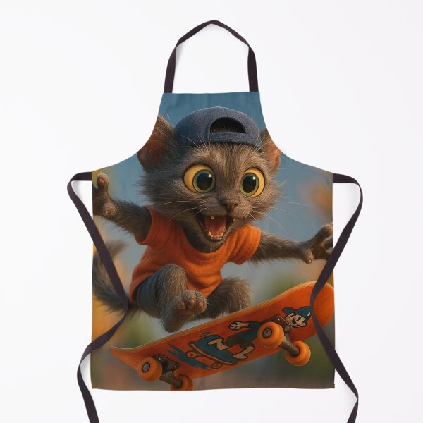 Item preview, Skater Lykoi Cat designed and sold by Sillytoe.