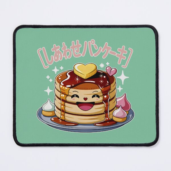 Item preview, Adorable Pancake Character with Sweet Smile designed and sold by SplashTastic.