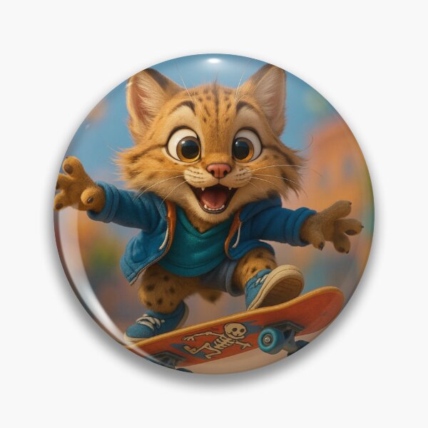 Artikelvorschau, Skater Lynx entworfen und verkauft von Sillytoe.