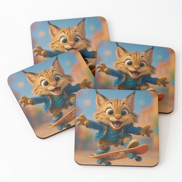 Item preview, Skater Lynx designed and sold by Sillytoe.