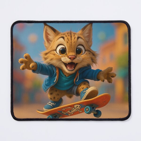 Item preview, Skater Lynx designed and sold by Sillytoe.