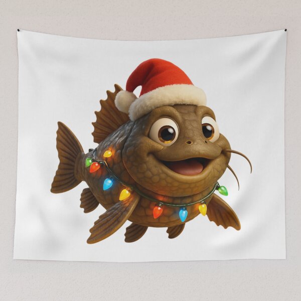 Item preview, Christmas Armored Catfish designed and sold by Sillytoe.