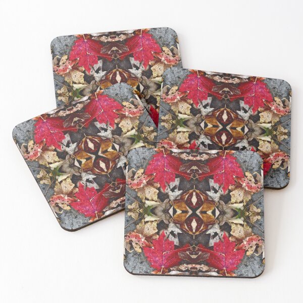 Item preview, Sacred Geometry Autumn Guardian – Psychedelic Leaf Pattern designed and sold by aadventures.