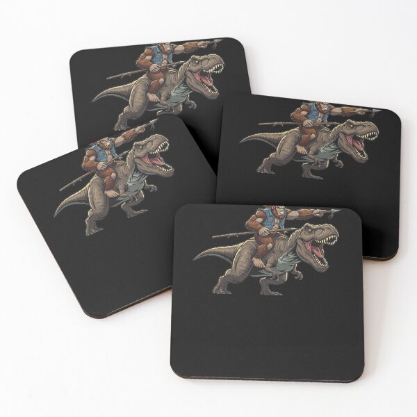 Item preview, Bigfoot Riding Dinosaur – Legendary Ride designed and sold by FelixnRobinus.
