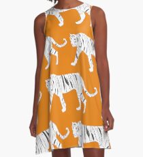 Tiger Print A-Line Dress