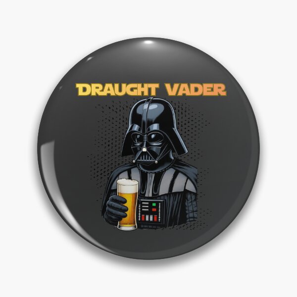 Item preview, Draught Vader – Funny Beer Lover Parody Design designed and sold by Nerd Army.