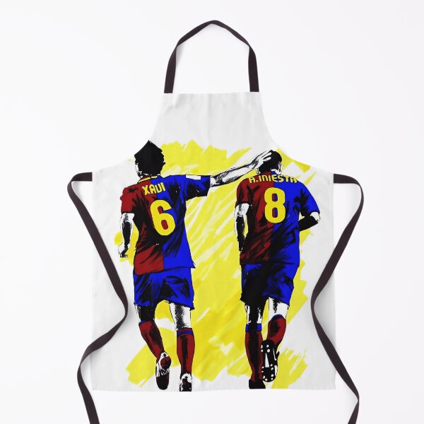 Item preview, Xavi and Iniesta Midfield Barcelona designed and sold by NF Designs Studio DTF.