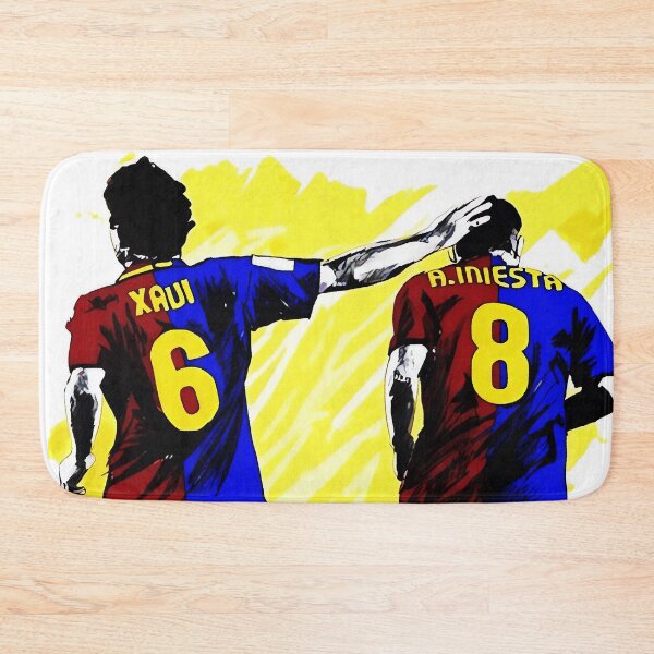 Item preview, Xavi and Iniesta Midfield Barcelona designed and sold by NF Designs Studio DTF.