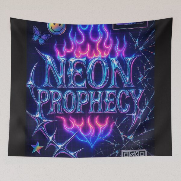 Item preview, Neon Prophecy — Chrome Flame Y2K designed and sold by Savannarojas.