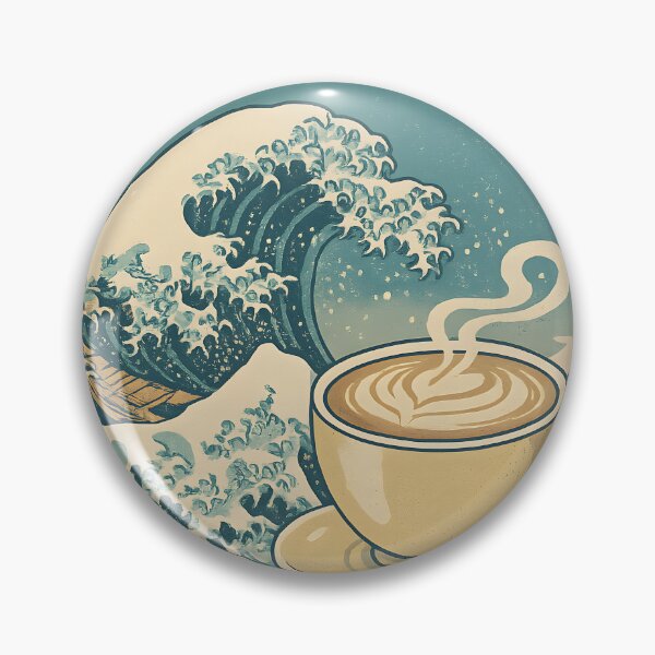 Item preview, Great Latte of Kanagawa designed and sold by F1FUNSHOP.