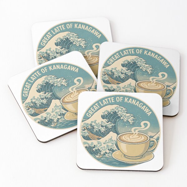 Item preview, Great Latte of Kanagawa designed and sold by F1FUNSHOP.