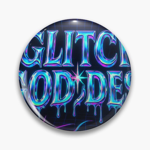 Item preview, Glitch Goddess — Neon Chrome Y2K designed and sold by Savannarojas.