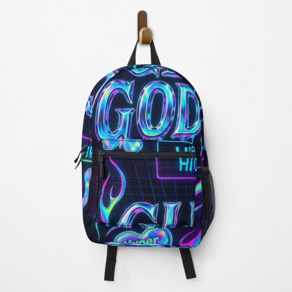 Item preview, Glitch Goddess — Neon Chrome Y2K designed and sold by Savannarojas.