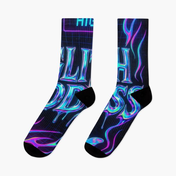 Item preview, Glitch Goddess — Neon Chrome Y2K designed and sold by Savannarojas.