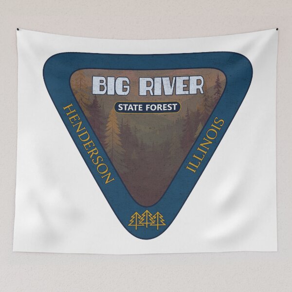 Item preview, Big River State Forest, Henderson County, Illinois, Forest Design designed and sold by Wanderful-roads.