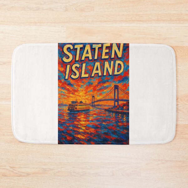 Item preview, Staten Island Ferry at Sunset, New York City designed and sold by Places On Earth.