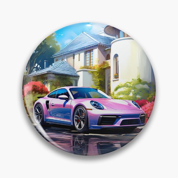 Item preview, Sports Coupe Displayed At Luxury Villa With Vibrant Garden designed and sold by RevUpDesign.