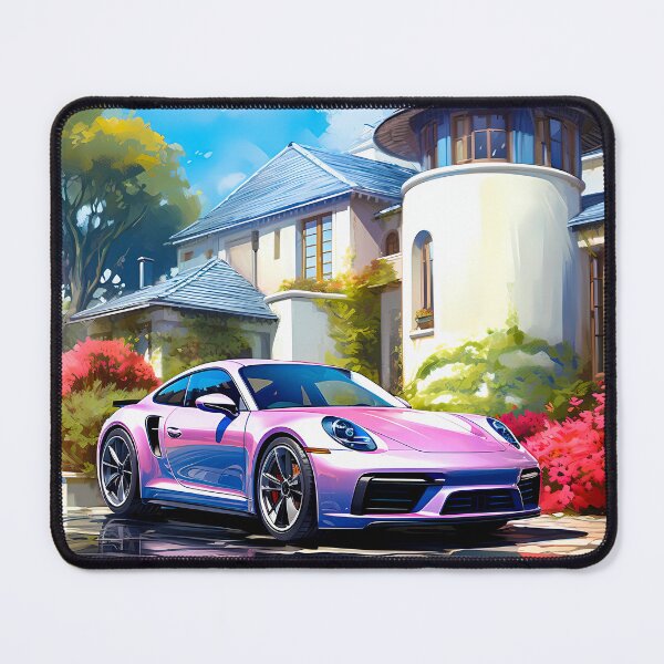 Item preview, Sports Coupe Displayed At Luxury Villa With Vibrant Garden designed and sold by RevUpDesign.