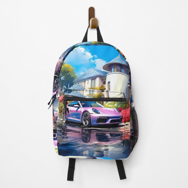 Item preview, Sports Coupe Displayed At Luxury Villa With Vibrant Garden designed and sold by RevUpDesign.