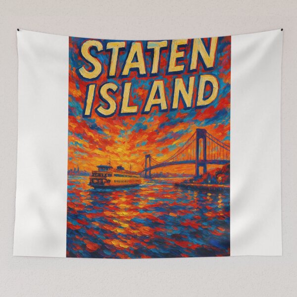 Item preview, Staten Island Ferry at Sunset, New York City designed and sold by Places On Earth.