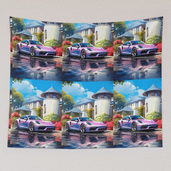 Item preview, Sports Coupe Displayed At Luxury Villa With Vibrant Garden designed and sold by RevUpDesign.