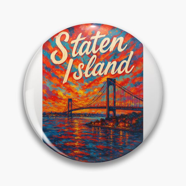 Item preview, Verrazzano-Narrows Bridge Sunset, Staten Island NYC designed and sold by Places On Earth.