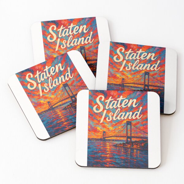 Item preview, Verrazzano-Narrows Bridge Sunset, Staten Island NYC designed and sold by Places On Earth.