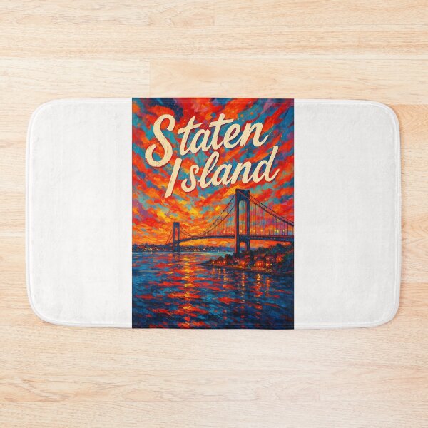 Item preview, Verrazzano-Narrows Bridge Sunset, Staten Island NYC designed and sold by Places On Earth.