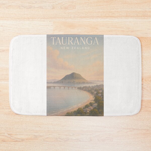 Item preview, Tauranga Coastline and Mount Maunganui, New Zealand designed and sold by Places On Earth.