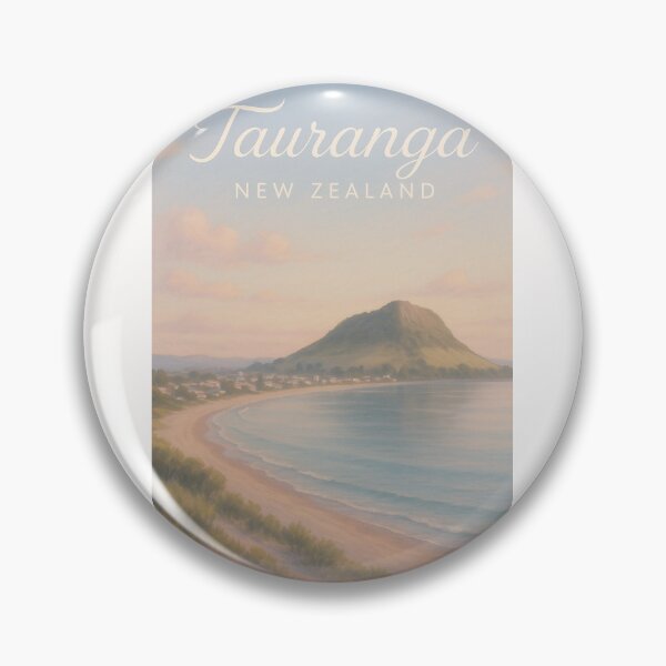 Item preview, Mount Maunganui from Tauranga Beach, Bay of Plenty NZ designed and sold by Places On Earth.