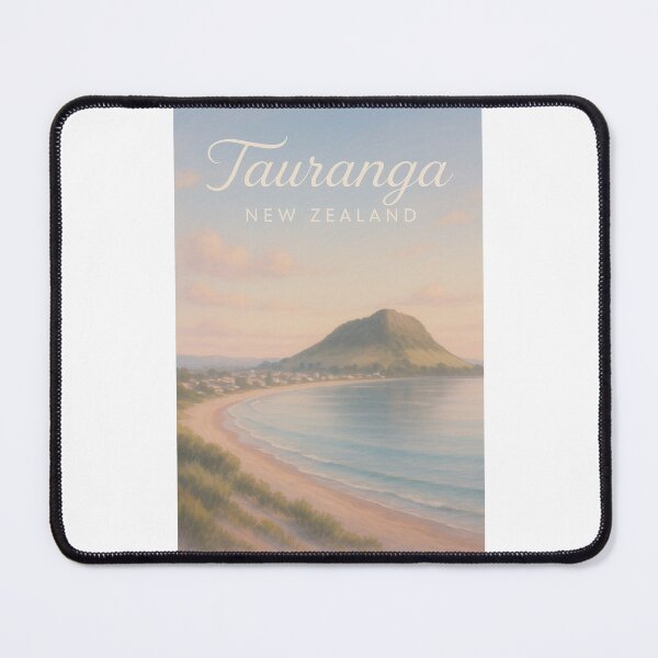 Item preview, Mount Maunganui from Tauranga Beach, Bay of Plenty NZ designed and sold by Places On Earth.