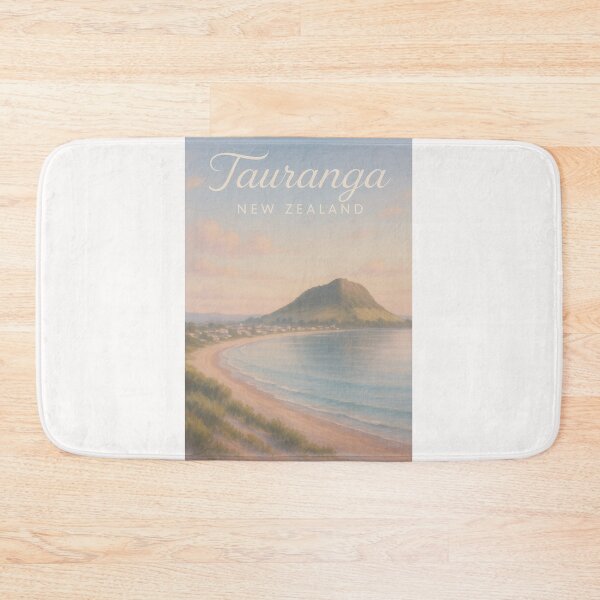 Item preview, Mount Maunganui from Tauranga Beach, Bay of Plenty NZ designed and sold by Places On Earth.
