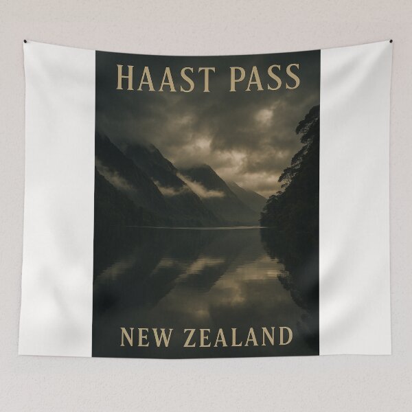 Item preview, Haast Pass Reflections, West Coast New Zealand designed and sold by Places On Earth.
