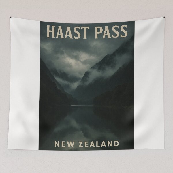 Item preview, Haast Pass Mountain Mist, South Island New Zealand designed and sold by Places On Earth.