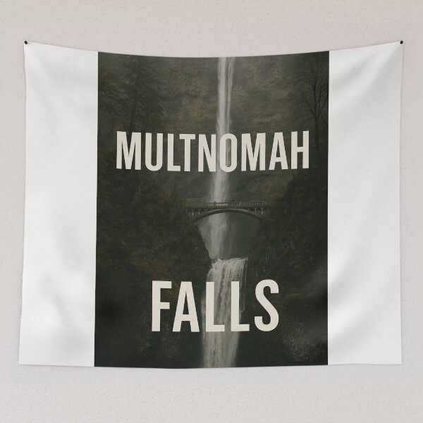 Item preview, Multnomah Falls and Benson Bridge, Oregon USA designed and sold by Places On Earth.