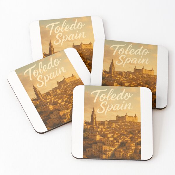 Item preview, Toledo Skyline at Dusk, Castilla-La Mancha Spain designed and sold by Places On Earth.