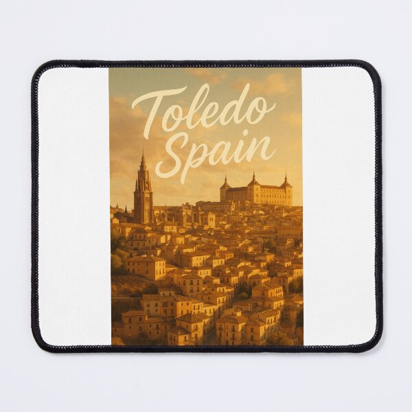 Item preview, Toledo Skyline at Dusk, Castilla-La Mancha Spain designed and sold by Places On Earth.