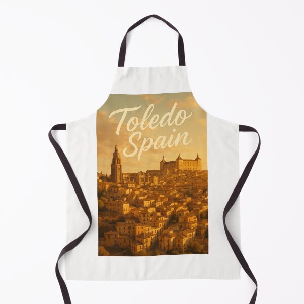 Item preview, Toledo Skyline at Dusk, Castilla-La Mancha Spain designed and sold by Places On Earth.