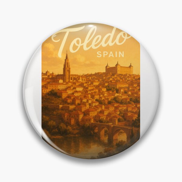 Item preview, Toledo and Tagus River View, Castilla-La Mancha Spain designed and sold by Places On Earth.