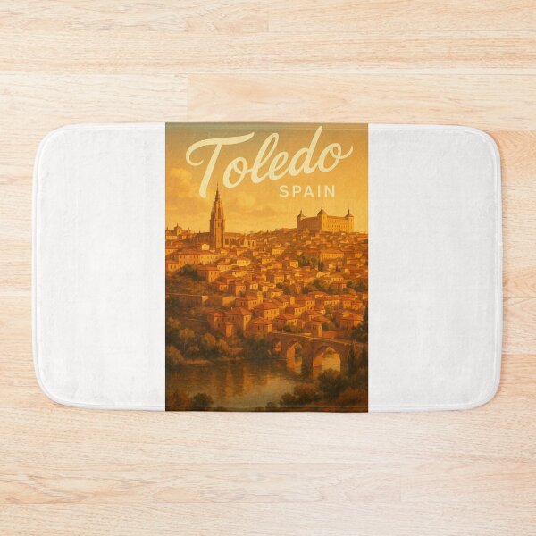 Item preview, Toledo and Tagus River View, Castilla-La Mancha Spain designed and sold by Places On Earth.